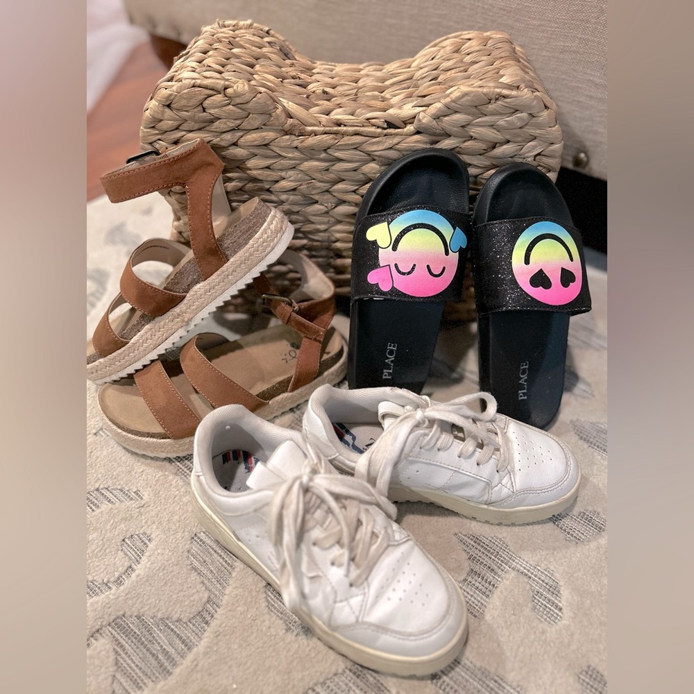 Girls Sneakers and Sandal Size 2 Lot/Bundle